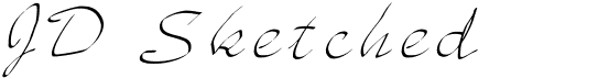 JD SketchedFree font download