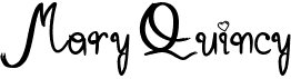 Mary QuincyFree font download