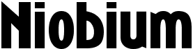 NiobiumFree font download