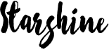 StarshineFree font download