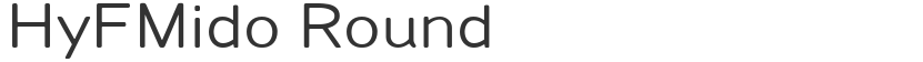 HyFMido Round海量字体免费高速下载