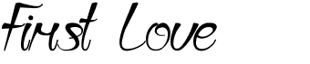 First LoveFree font download