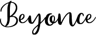 BeyonceFree font download