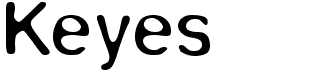 KeyesFree font download