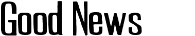 Good NewsFree font download