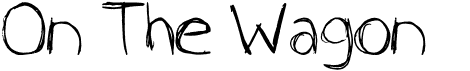 On The WagonFree font download