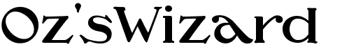 Oz'sWizardFree font download