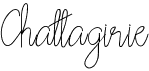 ChattagirieFree font download