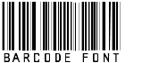 Barcode Font免费字体下载
