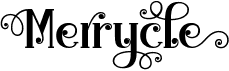 MerrycleFree font download