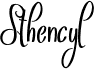 SthencylFree font download