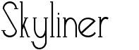 SkylinerFree font download