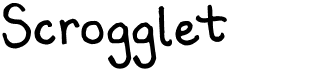 ScroggletFree font download