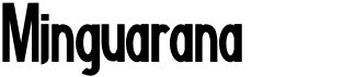 MinguaranaFree font download