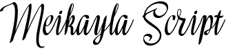 Meikayla ScriptFree font download