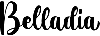 BelladiaFree font download