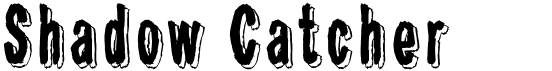 Shadow CatcherFree font download