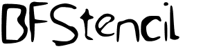 BFStencilFree font download