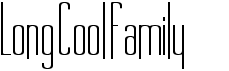 Long Cool FamilyFree font download