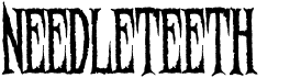 NeedleteethFree font download