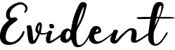 EvidentFree font download