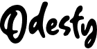 OdestyFree font download