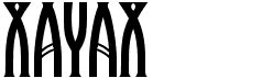 XayaxFree font download