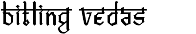 Bitling VedasFree font download