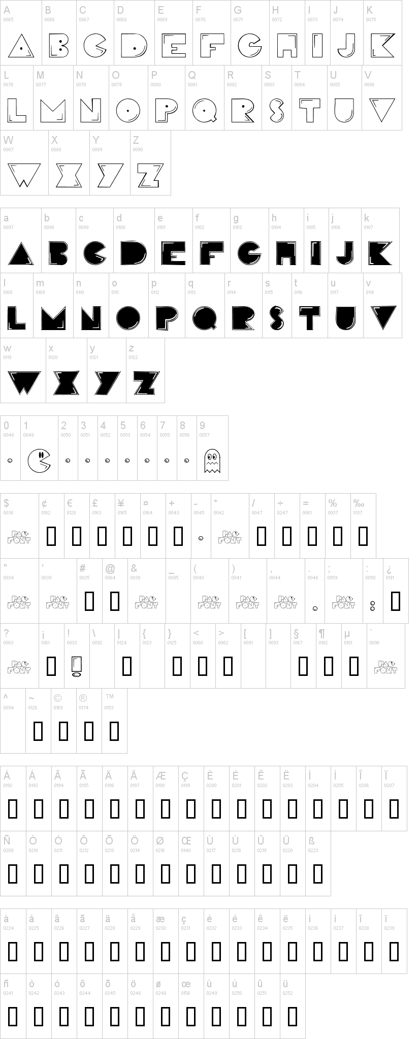 Pac-Font