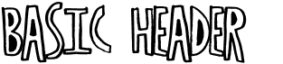 Basic HeaderFree font download