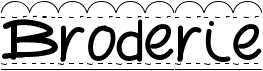 PW BroderieFree font download