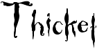 ThicketFree font download