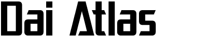 Dai-AtlasFree font download