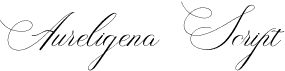 Aureligena ScriptFree font download