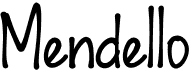 MendelloFree font download