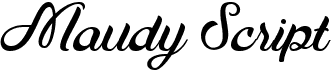 Maudy ScriptFree font download