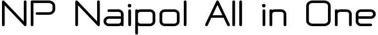 NP Naipol All in OneFree font download