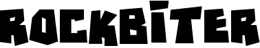 RockBiterFree font download