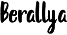 BerallyaFree font download