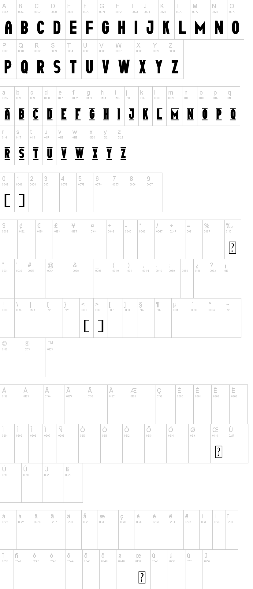 Type Capital1 St