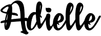 AdielleFree font download