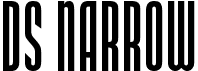 DS NarrowFree font download