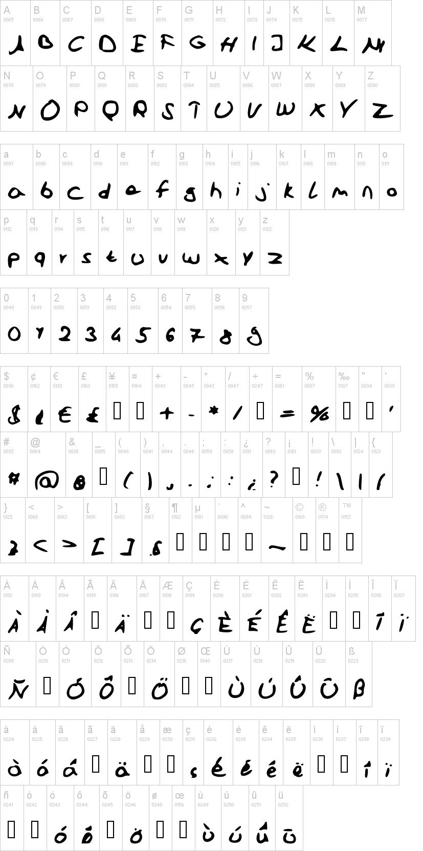 School Font