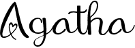 AgathaFree font download