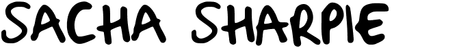 Sacha SharpieFree font download