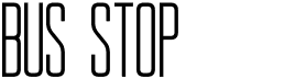 Bus StopFree font download