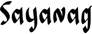 SayanagFree font download