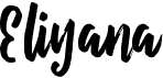 EliyanaFree font download