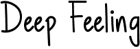 Deep FeelingFree font download