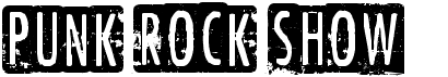 Punk Rock ShowFree font download